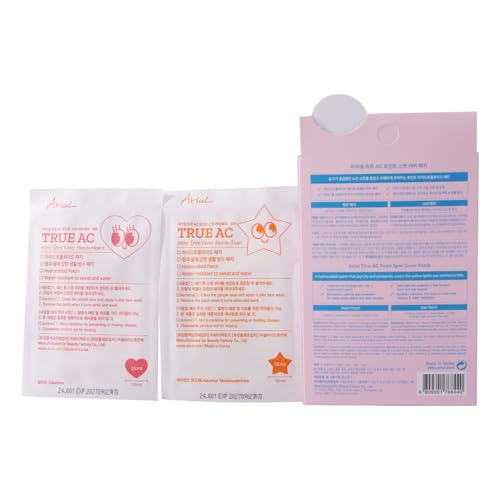 Ariul True AC Hydrocolloid Pimple Patches Star & Heart Blemish Spot Cover