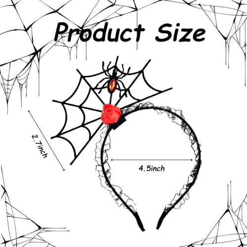 Pensar Spider Web Halloween Headband for Costume & Cosplay