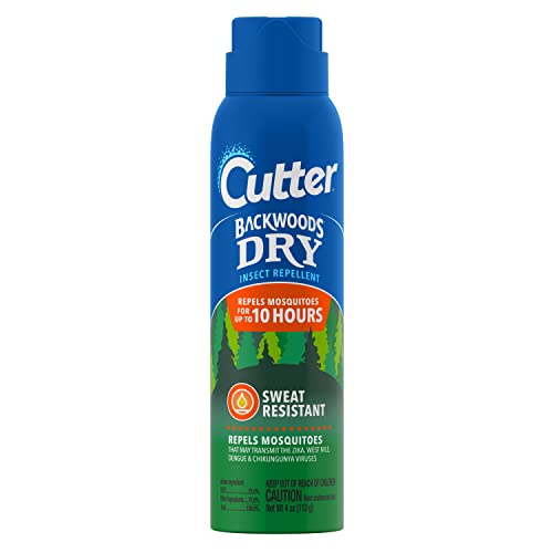 Cutter Backwoods Dry Mosquito Repellent Spray 4 Oz - 25% DEET