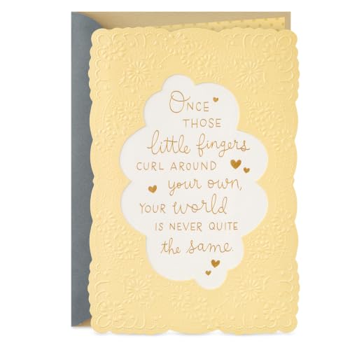 Hallmark Baby Shower Card for New Baby - World Is Never the Same, Little Love