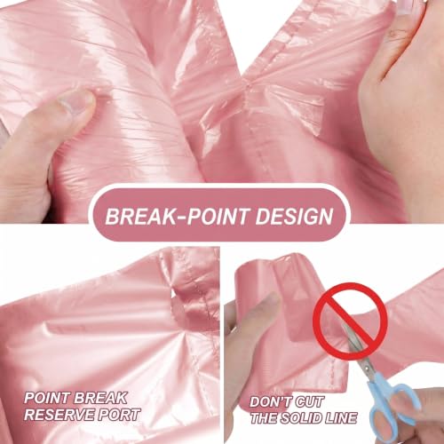 Pink Heavy Duty 2.6 Gallon Small Trash Bags - 100 Count