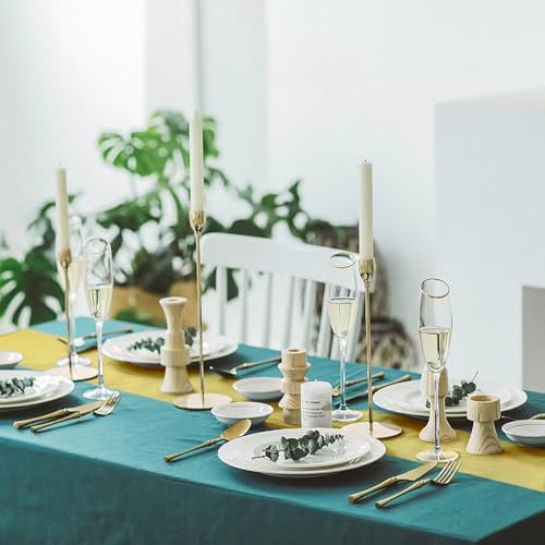 Gold Table Runner 11x108 Inches - 2 Pack, Wedding Party Decor, Gold Sand Variation