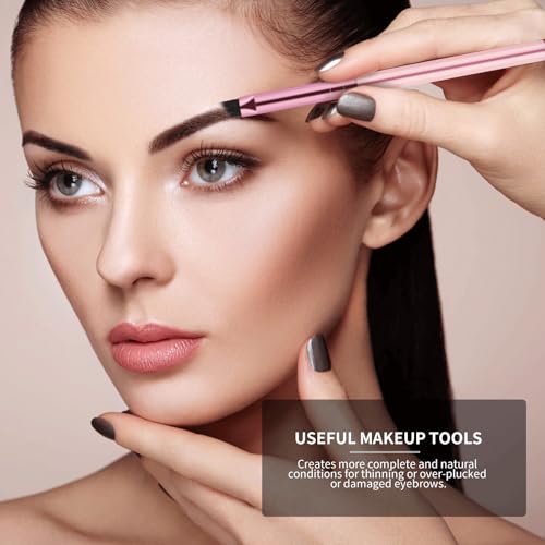 Vin Beauty 6-Piece Dual-Ended Eyebrow Brush and Spoolie Set