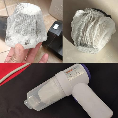 100 Pack Disposable Non-Woven Vacuum Filter Covers for Handheld Cleaners