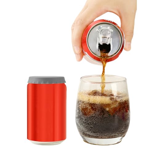 Reusable Silicone Soda Can Covers - Fits Standard 12oz Cans, BPA-Free, Multi-Color, Keeps Drinks Fresh & Carbonated