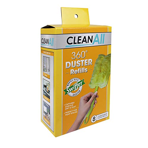 Clean All 360 Duster Refill Pack - 8 Yellow Refills