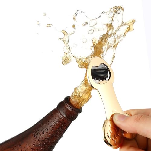 Haodeli Gold Bottle Opener Elegant Beer Opener with Gift Box