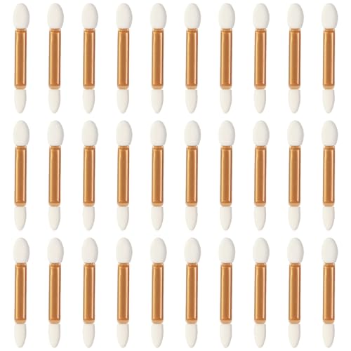 IS'MINE Disposable Eyeshadow Applicators 30pcs Double Sided Makeup Brushes