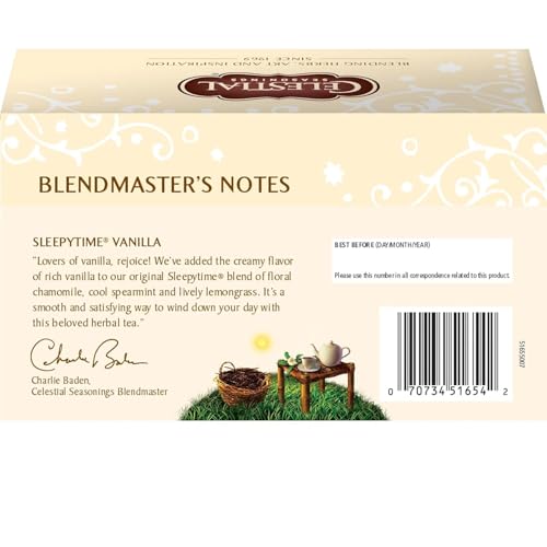Sleepytime Vanilla Herbal Tea by Celestial Seasonings - 20 Bags