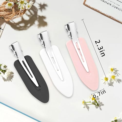 18Pcs No Bend Hair Clips Creaseless Makeup Barrettes for Styling
