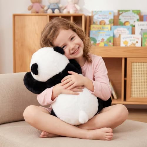 Ytterbium Panda Stuffed Animal 11.8in, Ultra-Soft Hugging Plush Pillow