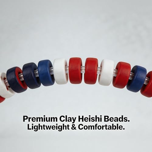 4th of July Patriotic Bracelets Set - 6 Pack in Red, White, Blue