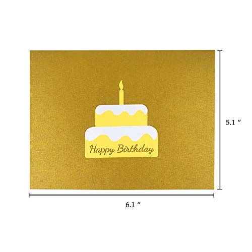 3D Pop Up Birthday Card with Envelope | Laser Cut Design