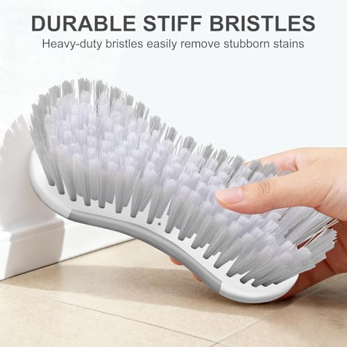 SetSail Heavy Duty Scrub Brush - 2 Pack, Gray Non-Slip Kitchen Brush