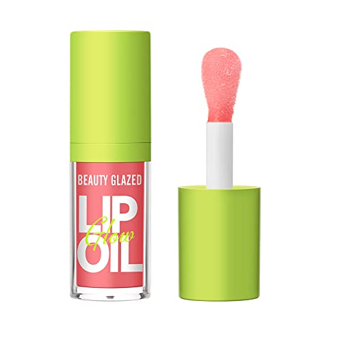Beauty Glazed Hydrating Lip Oil - Non-Sticky Glossy Tinted Glow