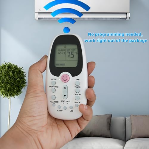 Replacement Remote Control for Midea Air Conditioner R09B/BGCE R09B/BGE