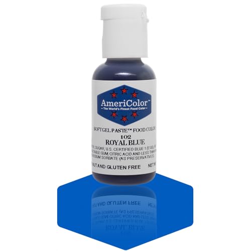 AmeriColor Royal Blue Soft Gel Paste Food Color - 0.75 oz