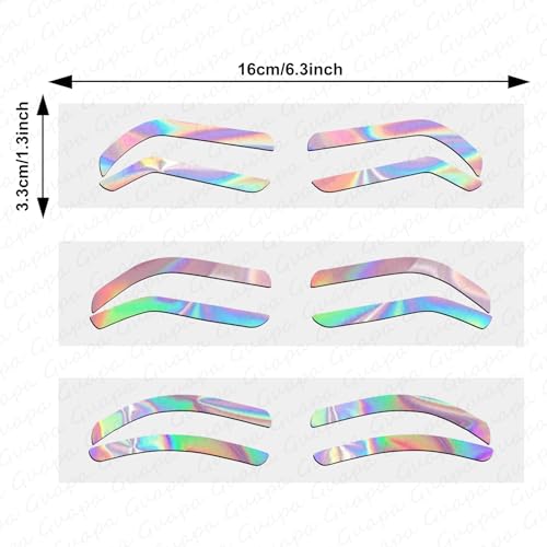 Airbrush Eyebrow Shaping Stencils Stickers Tint Tape Guides