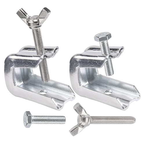 Fireplace Damper Clamp for Gas Logs - Universal Stainless Steel 2-Pack