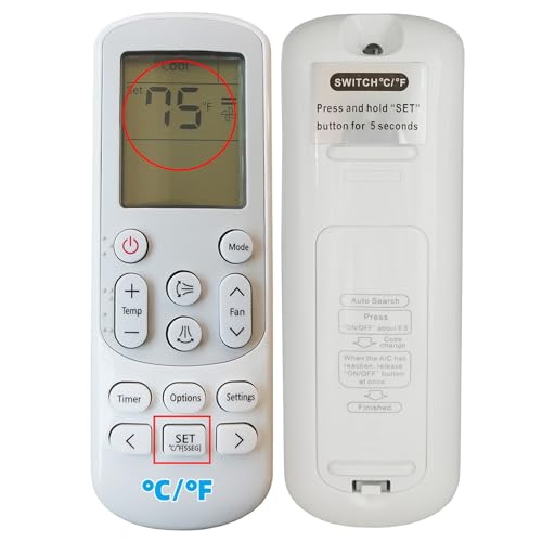 Universal Remote Control for Samsung Air Conditioners - Pre-Programmed