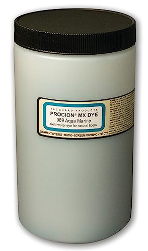 Procion MX Dye for Tie Dye - Aquamarine, 1 Lb - Cold Water Fiber Reactive