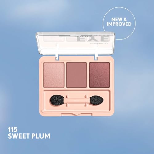 COVERGIRL Eye Enhancer Eyeshadow Trio - Sweet Plum, Talc-Free & Vegan