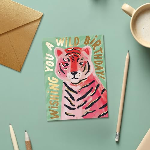 Sweetzer & Orange Fun Happy Birthday Card with Envelope - 5x7