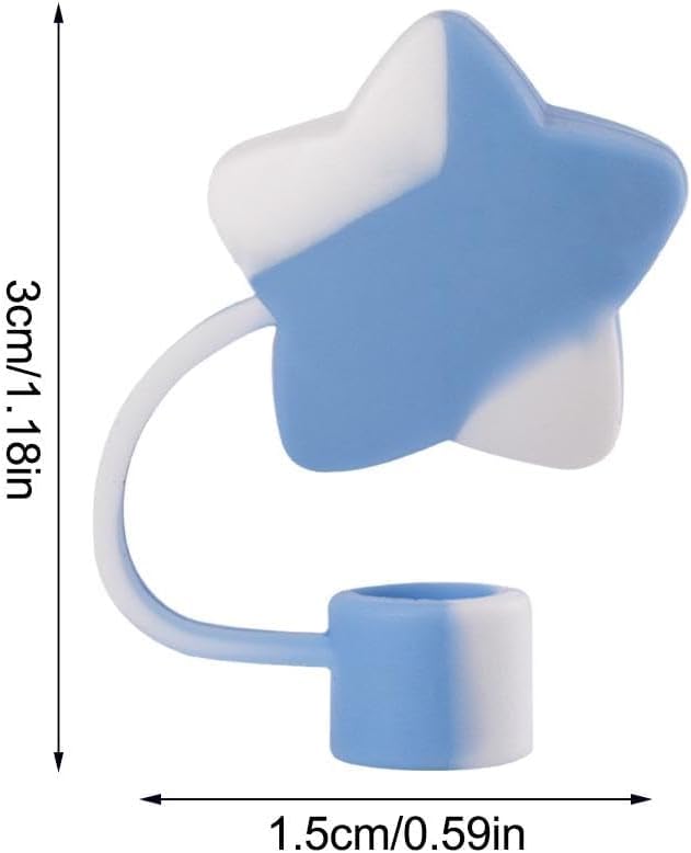 Cute Silicone Star Straw Cap for Stanley 30 & 40 Oz Cups