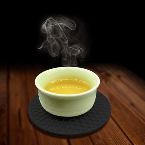TENOC Silicone Non-Slip Trivet Mat - Heat Resistant 3.5-Inch
