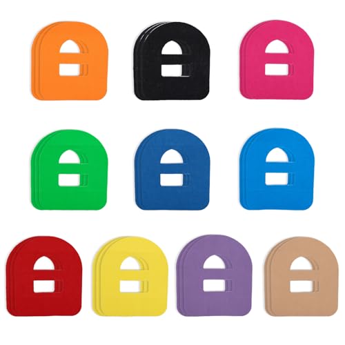 30pcs Adhesive Patches for Omnipod 5, 10 Colors Waterproof Sweatproof Breathable Overpatches Ultra-Slim Sensor Covers Stickers with Strap CGM Tape for Omnipod 5 Users