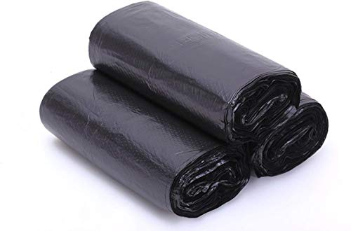 120 Count Small Black Trash Bags for Wastebaskets - 1.2-1.5 Gallon