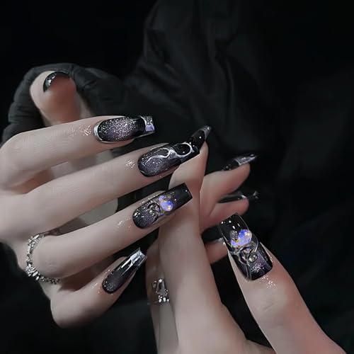 LUNARWHIRL 20Pcs 3D Alloy Snake Nail Art Charms Multicolor