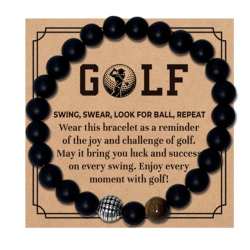Golf Bracelet for Dad - Meaningful Fathers Day Gift from Family
