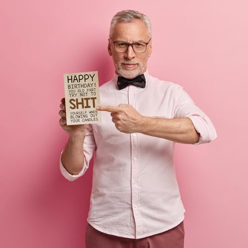 Funny Humor Birthday Card for 50th 60th 70th 80th Celebrations