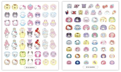 Kitty & Friends Beauty Sticker and Earrings Gift Set Officially Licensed