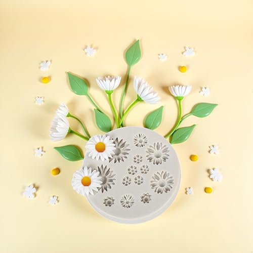 Daisy Flower Silicone Mold for Cake Decorating & Candy Making