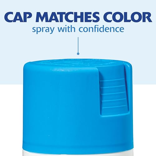 Rust-Oleum Painter's Touch 2X Ultra Cover Spray Paint, Satin Oasis Blue, 12 oz (Pack of 4)
