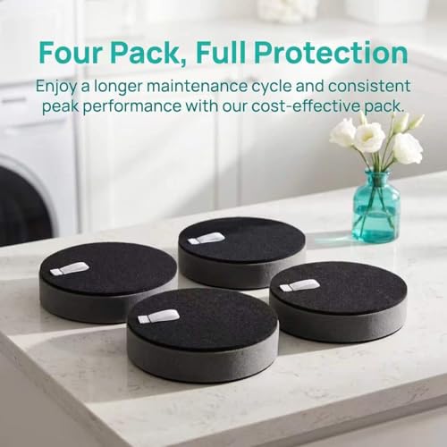 4-Pack Replacement Filters for Bissell CleanView Pet Slim Vacuums