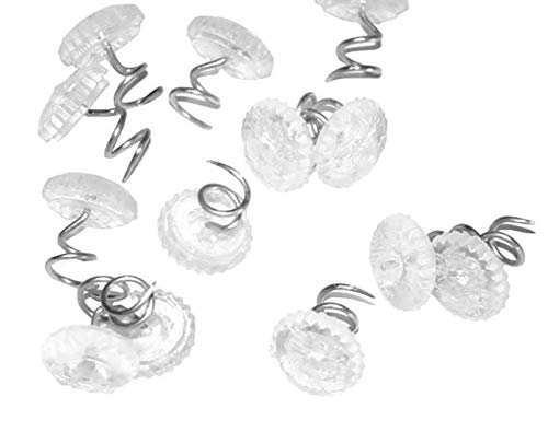 30 Pcs Clear Twist Pins for Upholstery & Slipcovers