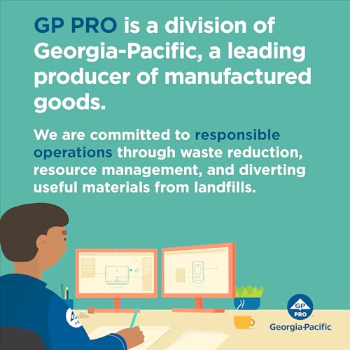 Pacific Blue Basic Multifold Paper Towels by GP PRO (Georgia-Pacific), White, 20204, 250 Towels Per Pack, 16 Packs Per Case, (Case of 16 Packs, 250 per Pack)
