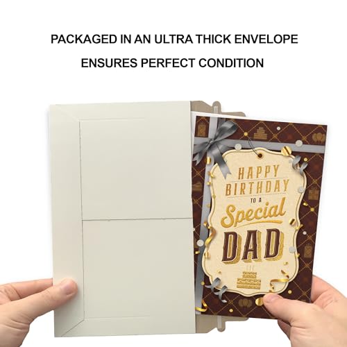 Premium American-Made Dad Birthday Card with Envelope & Eco-Friendly Stock