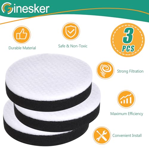 Replacement Foam Filter for Eureka Airspeed Compact NEU100 Series (3-Pack)