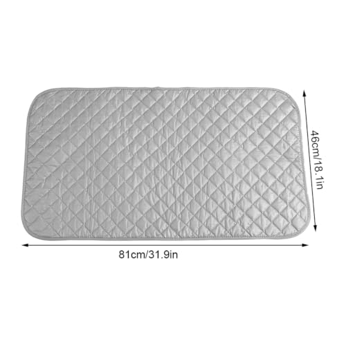 OUKENS Portable Ironing Mat, 33"x19" Heat Insulation Pad for Travel & Home
