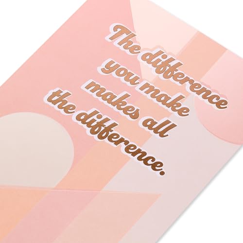 Thank You Card with Geometric Pattern - You're Appreciated