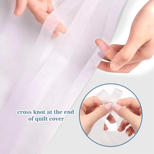 YTLX 4-Piece Disposable Travel Bedding Set - Large Portable Hotel Bed Linens