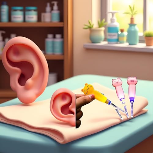 LED Light Earwax Removal Tool - Safe Illuminated Earpick for Adults