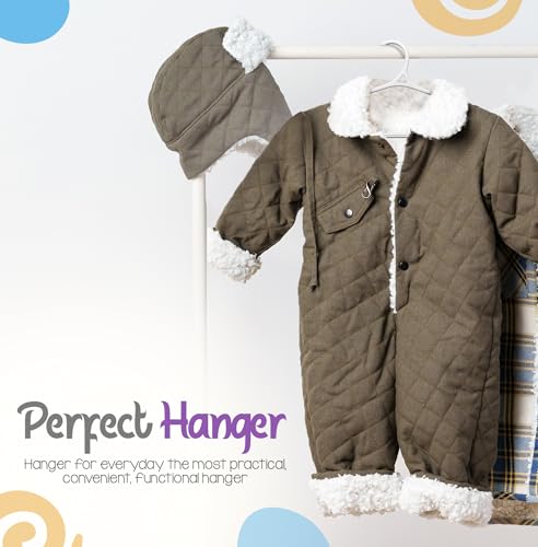 Utopia Home Kids Hangers - 20 Pack Non-Slip Baby Clothes Hangers