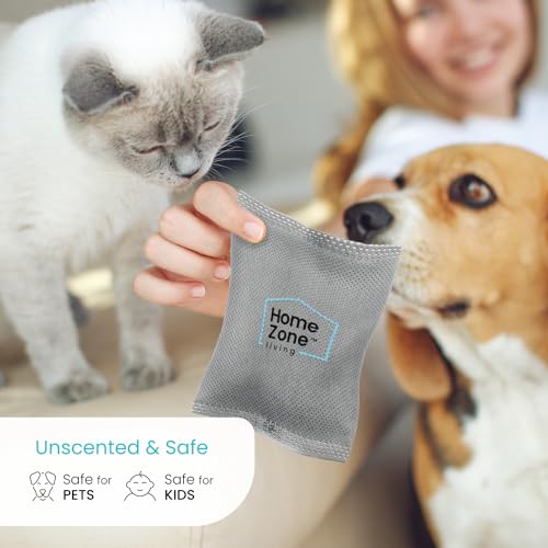 Bamboo Activated Charcoal Air Purifying Bag Set of 4