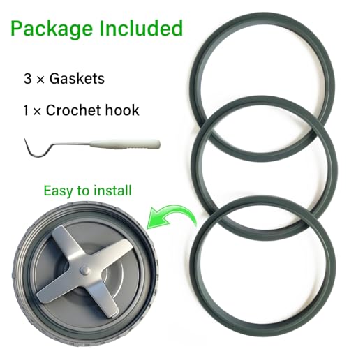 BEBEEPOO Rubber O Ring Gaskets for Nutribullet 600W & 900W