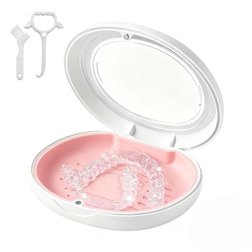 SERADIOO Large Retainer Case with Vent Holes and Magnetic Lid